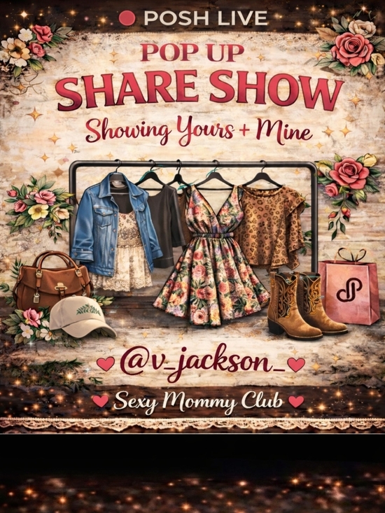 Dresses & Skirts - Posh Live Pop Up Share Show Flyer